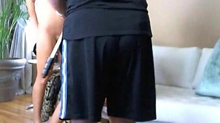 MILF lesbians with big boobs enjoying action on the bed