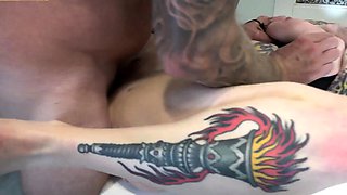 Lusty Tattooed Babe Gets Her Ass Wrecked