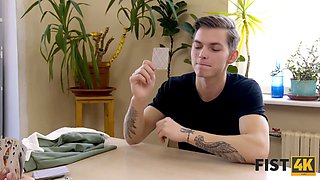 Fist4k - goddess panties are eliminated so she is fisted by the horny boy