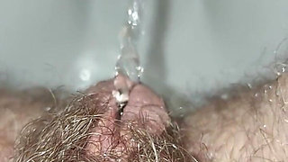 Piss From Hairy Pussy