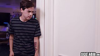 Steamy teenage used stepbrothers best friend