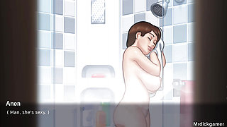 Summertime saga hot milf sex in shower