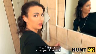 Hunt4k. his stocks are fallen while your sausage is rising in my pussy