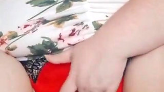 Carresing My Boobs and Pleasuring Myself Till Squirt