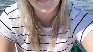 Blonde emo amateur solo masturbation