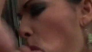 In the woods the brunette slut gets fucked by a soldier's eager cock deep inside her pussy