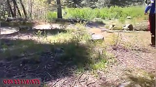 Mrsv Swallows Bbc Nut While On Hiking