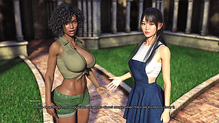 Lust Academy 4 - Leona and Katrina Fight Over James After He Passes the Entrance Exam