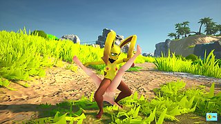 Rabbit Monster Grinding Woman (sapphire Safari V.23)