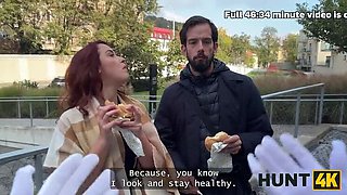 Hot Redhead Slut Fucks Stranger with Big White Cock - POV HD Sex