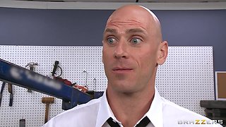 Learning The Two-Stroke In Auto Shop With Johnny Sins, Alex Chance - Brazzers