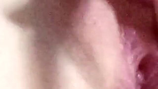Sucking Big Pink Dildo and Masturbating My Pussy in Close-up