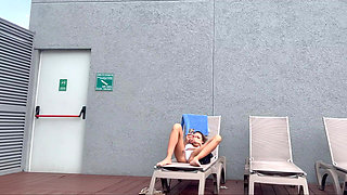 I Filmed My Famous Neighbor Sunbathing with Dental Floss on