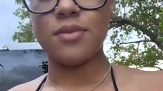 Ebony PAWG Teen Interracial Sex Outdoor I Found Her on a Trap.com