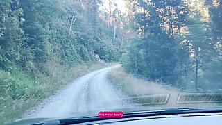 Car Fun - Stepson Unzips Desi Stepmoms Bra - Boobs Pressing In Public Road Trip