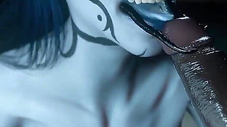 Madruga3d Hungry Succubus Gets Her Throat Destroyed by BBC - Swallowing Every Drop of Cum