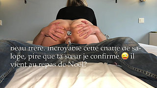 My Brother-in-law Fucked Me, I Took off the Condom so He Could Squirt Into My Whore Pussy