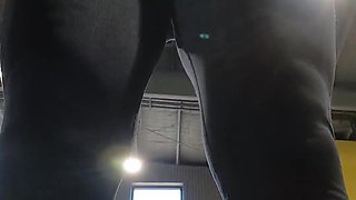 Melody Radford flashes off super-hot assets at the gym