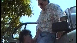 Amateur Babe From Germany Rides Cock in the Car