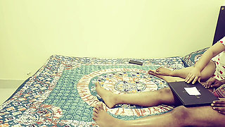 Step Sister Shares Bed with Indian Elder Brother at Home.