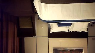 Japanese teen oil fingering her tight pussy