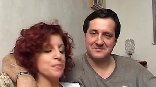 Nasty amateur italian slut with big boobs takes a nice cock