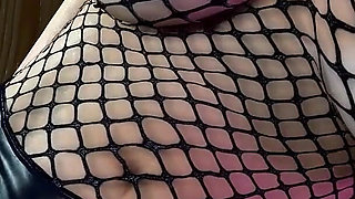 Fucking a Sexy MILF in Full Body Fishnet Lingerie