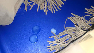 Gangbang in Swinger Club Swallowing Cum