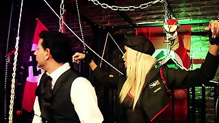 Double penetration XXX porn   two nasty mummies take on a