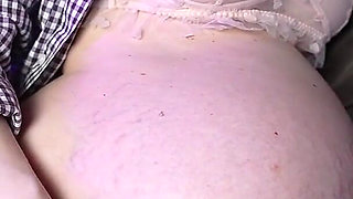 Sex Lesson and Orgasm for a Virgin From Pregnant Blonde