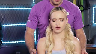 Fitness Rooms Petite blonde Russian Novella Night gym sex