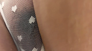 Body milk in white panties