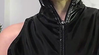 A Jerk-off Instruction with the Strap-on