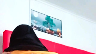 Horny Turkish Woman Wearing a Hijab