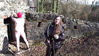 Flogged in Castle Ruins