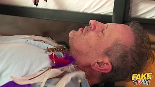 Shameless big tits MILF smutty porn video