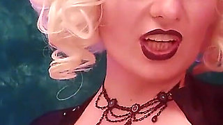 JOI Jerk off Instruction Compilation Video in Latex Pvc From Sexy Curvy Mistress POV