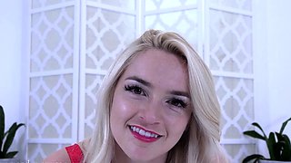 Blonde babe scarlet solo webcam