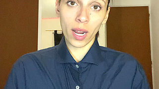 The Slutty Secretary Infallibly Relieves Her Boss's Stress