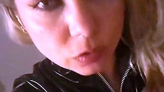 Pussy spreading close ups of blonde slut Adele Sunshine