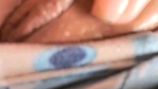 Latina masturbates until she squirts
