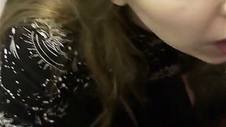 She Sucks off the First Guy She Meets at a Nightclub
