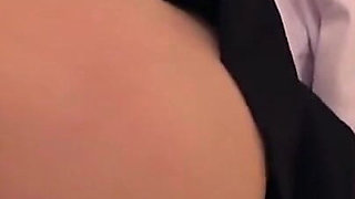 When the Gentle-faced Beauty Slipped Into a School Uniform