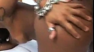 Brazilian BBW Takes a Big Cock in the Ass on Webcam