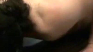 Dominating foot fetish in the bathroom