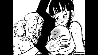 Seniors with big booties getting down in animated style