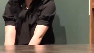 Busty Net Cafe Beauty with Bright Eyes Turns Heads in a Fast and Wild Private Moment