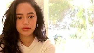 Beautiful brunette with big boobs jerk off instrucions