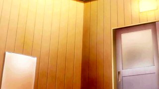 Busty Anime Maid with Big Cock Action