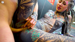 Anuskatzzz Mess up My Tattoo and Get Fucked Anal